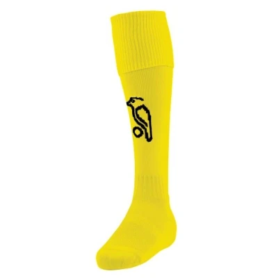 Image of Kookaburra Playing/Training Hockey Socks Yellow, Medium (Size 3 7) Inch