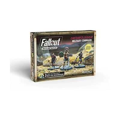 Image of Modiphius Entertainment Fallout Wasteland Warfare Caeser&#039;s Legion Military Command Miniatures Set