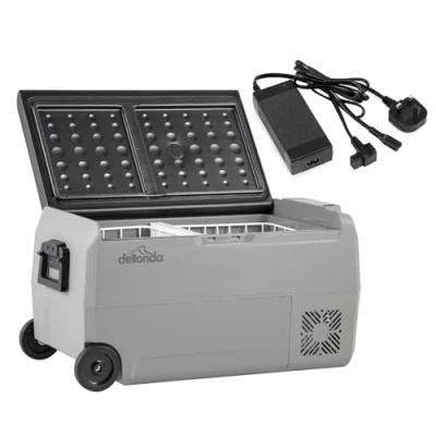 Image of Dellonda 36L Portable Car Fridge, Freezer, 12/24/230V Dual Zone Compressor DL131