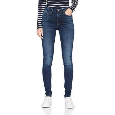 Image of ONLY Onlpaola Jeans Skinny Fit, Women&#039;s, Size: 8x30, Dark blue denim