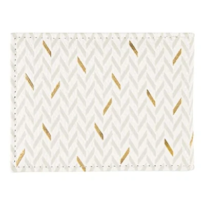 Image of DRAEGER PARIS 1886 Men Wallet White and Gold, M