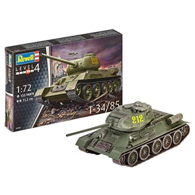 Image of Revell 03302 T 34/85 1:72 Scale Unbuilt/Unpainted Plastic Model Kit