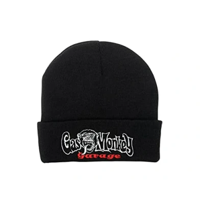 Image of Gas Monkey Garage Mechanic TV Show Official Beanie Hat Black