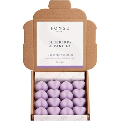 Image of Blueberry and Vanilla Strong Scented Wax Melts 16 Pack The Gift for Every Occasion Made in UK