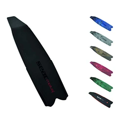 Image of SEAC Unisex&#039;s Motus Single Fin Blade, Ultra Light, High Performance, camo Grey, standard