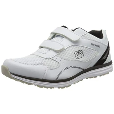 Image of Bruetting Unisex Adults Performance V Fitness Shoes, White (Weiß/Schwarz Weiß/Schwarz), 6 UK