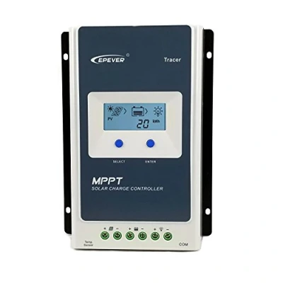 Image of EPEVER 10A MPPT Solar Charge Controller Tracer AN Series with 12V/24V DC Automatically Identifying System Voltage fit for Lead Acid and Lithium Batteries