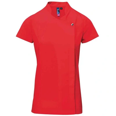 Image of Premier Womens/Ladies Blossom Short Sleeve Tunic (Strawberry Red) Size 18 UK