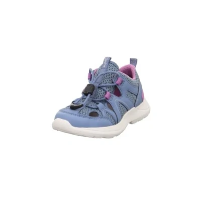 Image of Superfit RUSH Trainers for kids, Size: 3.5, Blau/lila Imitation leather/ textile