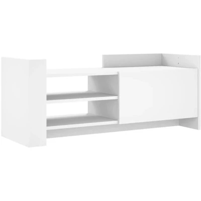 Image of vidaXL TV Cabinet White 100x35x40 cm Engineered Wood