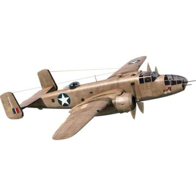Image of Airfix Model Set A06015A North American B 25C/D Mitchell Building Kit Plastic Plane Kits for Adults &amp; Children 8+, Includes Sprues Decals 1:72 Scale