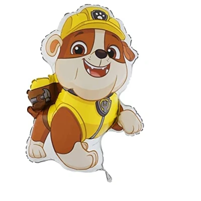 Image of Toyland® 88cm (35&quot;) Giant Paw Patrol Rubble Character Foil Balloon Kids Party Balloons