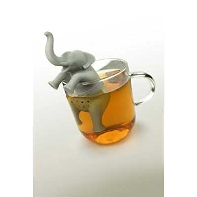 Image of Unbekannt Jumbo Elephant Tea Infuser 14190, Silicone, Gray