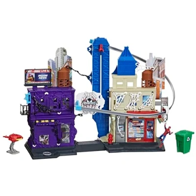 Image of Marvel Spider Man VenomVersus Web Slinging City Playset