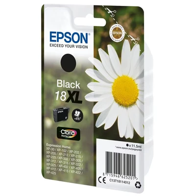 Image of Epson Daisy Singlepack Black 18XL Claria Home Ink
