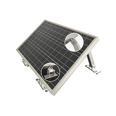 Image of enjoy Solar Aluminium Adjustable Bracket with 10 30 Angle for Panel, Module, Suitable All Module Widths (Screws and Nuts Included)
