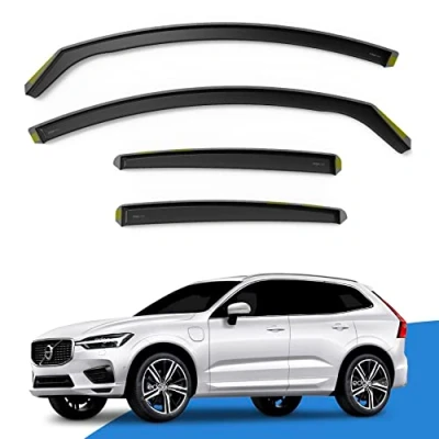 Image of EdgeVisors Wind Deflectors Set Fits: Volvo XC60 MK2 2017 onwards 5 Door SUV 4pc