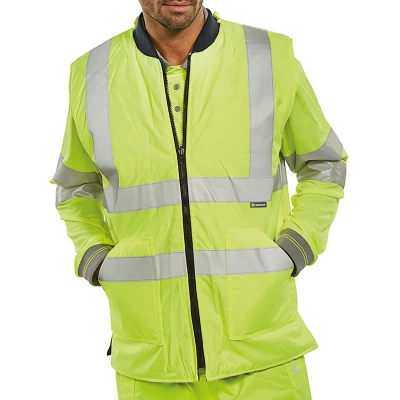 Image of Reversible Bodywarmer Saturn Yellow / Navy XL