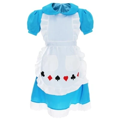 Image of Alice&#039;s Wonderland Dress Medium Fancy Costume for Children