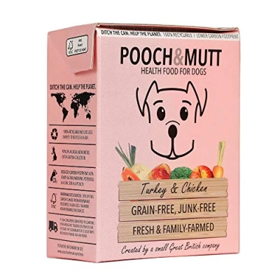 Image of Pooch &amp; Mutt Turkey Chicken Dog Food Wet, 1 x 375g