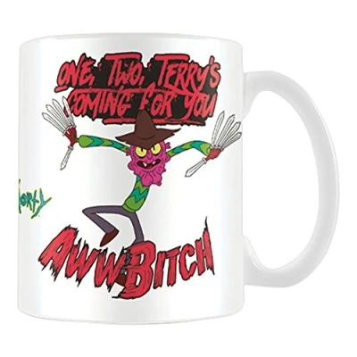Image of Pyramid MG24868 Rick and Morty Scary Terry Coffee Mug, Porcelain, Multi Colour