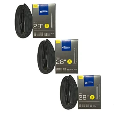 Image of Schwalbe 700 x 18 25c Road Bike Inner Tubes Presta 80mm Long Valve (Set of 3)