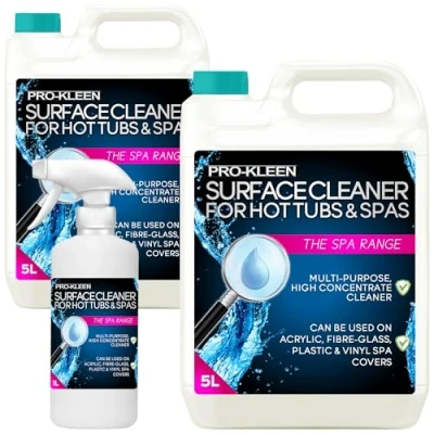 Image of Pro Kleen Hot Tub &amp; Spa Surface Cleaner Spray (11L) Removes Harmful Bacteria, Oil Grease