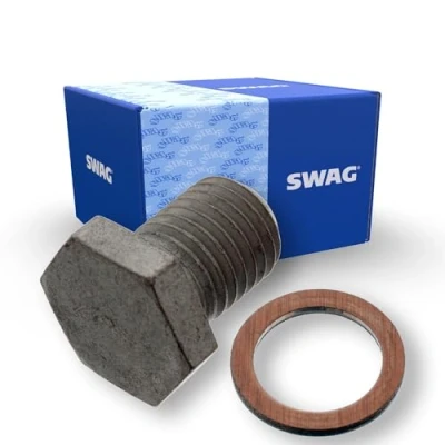 Image of 1273093, 1273093S1, STC2034, STC2034S1, VYX00040 Drain Plug SWAG 20 10 0551 17 with seal BMW: 1 Hatchback, 2 Coupe, 3 Saloon, MINI: Clubman