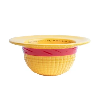 Image of Grupo Erik One Piece Netflix Bowl 500 ml / 16.9 oz 8 x 3.4 inches 20.2 8.7 cm Cereal Ceramic Popcorn Kitchen Decor Merchandise Straw Hat