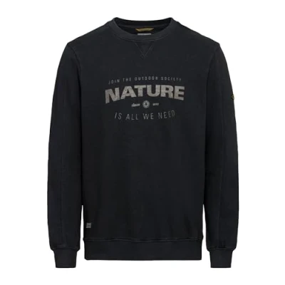 Image of camel active Men&#039;s 409445 3w05 Sweater, Asphalt, XXXL