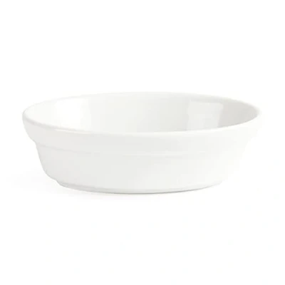 Image of Olympia Whiteware Oval Pie Bowls 44X145X104mm Porcelain Kitchen Dish 6pc