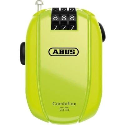 Image of ABUS Combiflex cable lock for securing skis, helmets, pushchairs and luggage various lengths strengths