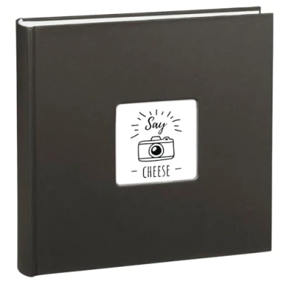 Image of Hama Jumbo Art Album 30x30 cm 100 White Pages Black