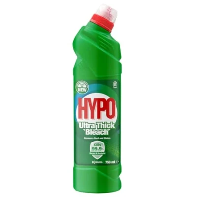 Image of Thick Bleach for Cleaning Kills 99.9% Germs and Removes Stains Rust 750ML Bottle (1 Bottle, Pine)