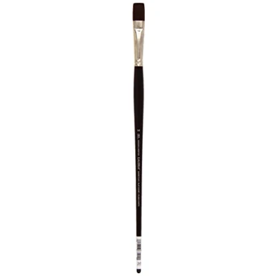 Image of Winsor &amp; Newton Size 14 Galeria Long Handle Short Flat Brush
