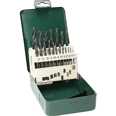Image of Bosch 19 pcs. HSS R Metal Drill Bit Set (for metal, Ø 1 10 mm, Accessory Driver)