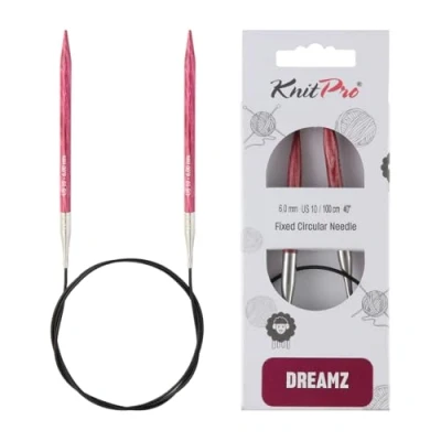 Image of KnitPro Dreamz Fixed Circular Needles 40&quot; (100cm) US Size 10 (6mm)