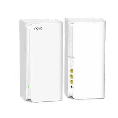Image of Tenda Nova Mesh WiFi 6 AX5400(MX15 Pro) Whole Home System, * 3dBi Antennas up to 4800ft²Coverage, Wi Fi for 200 Devices, 3*Gigabit Ports, Easy Setup, Amazon Alexa,2 Pack
