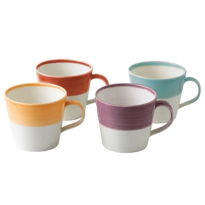 Image of Royal Doulton Mugs 1815 Bright Colours 400 ml 4 Pieces