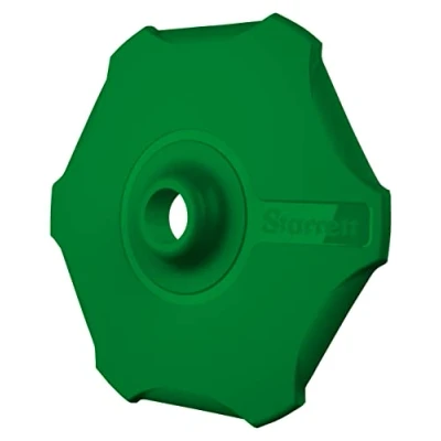 Image of Starrett Sharpening Steel Protector BKG5 Green Antimicrobial Sanitized Guard Polypropylene for Hand &amp; Wrist Protection Durable Easy to Clean Knife Sharpener Accessory