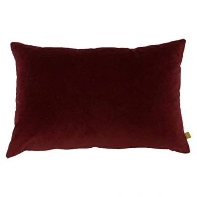 Image of furn. Contra Filled Cushion Burgundy Size 40cm (w) x 60cm (l)