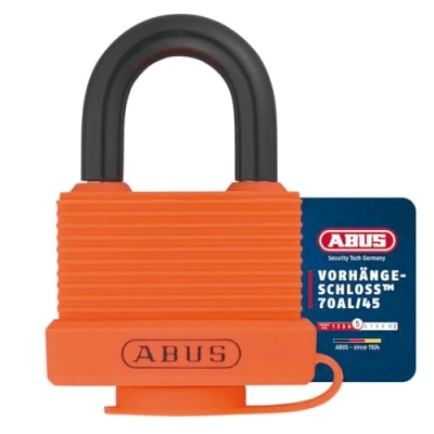 Image of ABUS 49974 Aluminium Padlock with 6401 Alike Keyed Orange