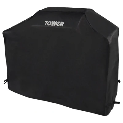 Image of Tower 4 Burner Gas BBQ Cover Black