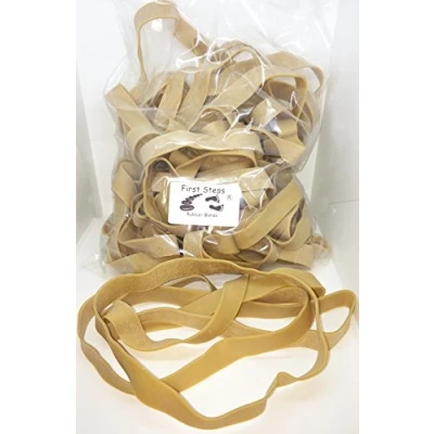 Image of First Steps ® Extra Long &amp; Wide 8&quot; Rubber Elastic Bands Heavy Duty 200mm x 16mm No.108 (100)