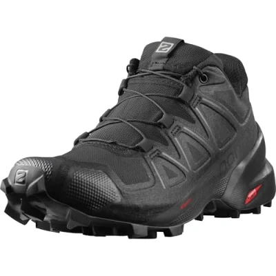 Image of Salomon Women&#039;s Speedcross Competition Running Shoes, Black/Black/Phantom, 4 UK
