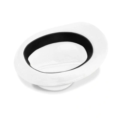 Image of Beechfield Fedora White/Black Lxl