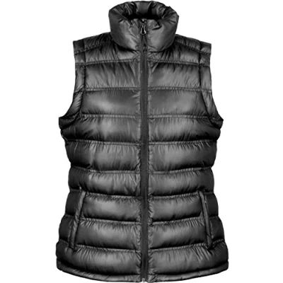 Image of Result Women&#039;s R193F Ice Bird Padded Gilet Black, Medium/Size 12