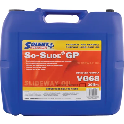 Image of Solent Lubricants 20LTR VG68 So slide Plus GP Slideway Oil