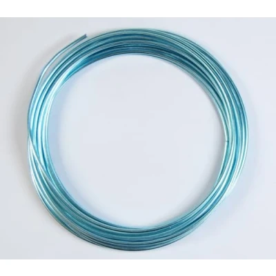 Image of celloexpress Aluminium Craft Wire 2mm x 5m (Diameter Length) SKY BLUE