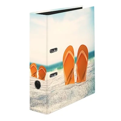 Image of Original Falken Flip Folder, Made in Germany, 8 cm Wide, DIN A4, Ring Binder, Letter Office Plastic Motif Folder